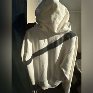 DIOR Saddle Bag Hoodie in white size Large